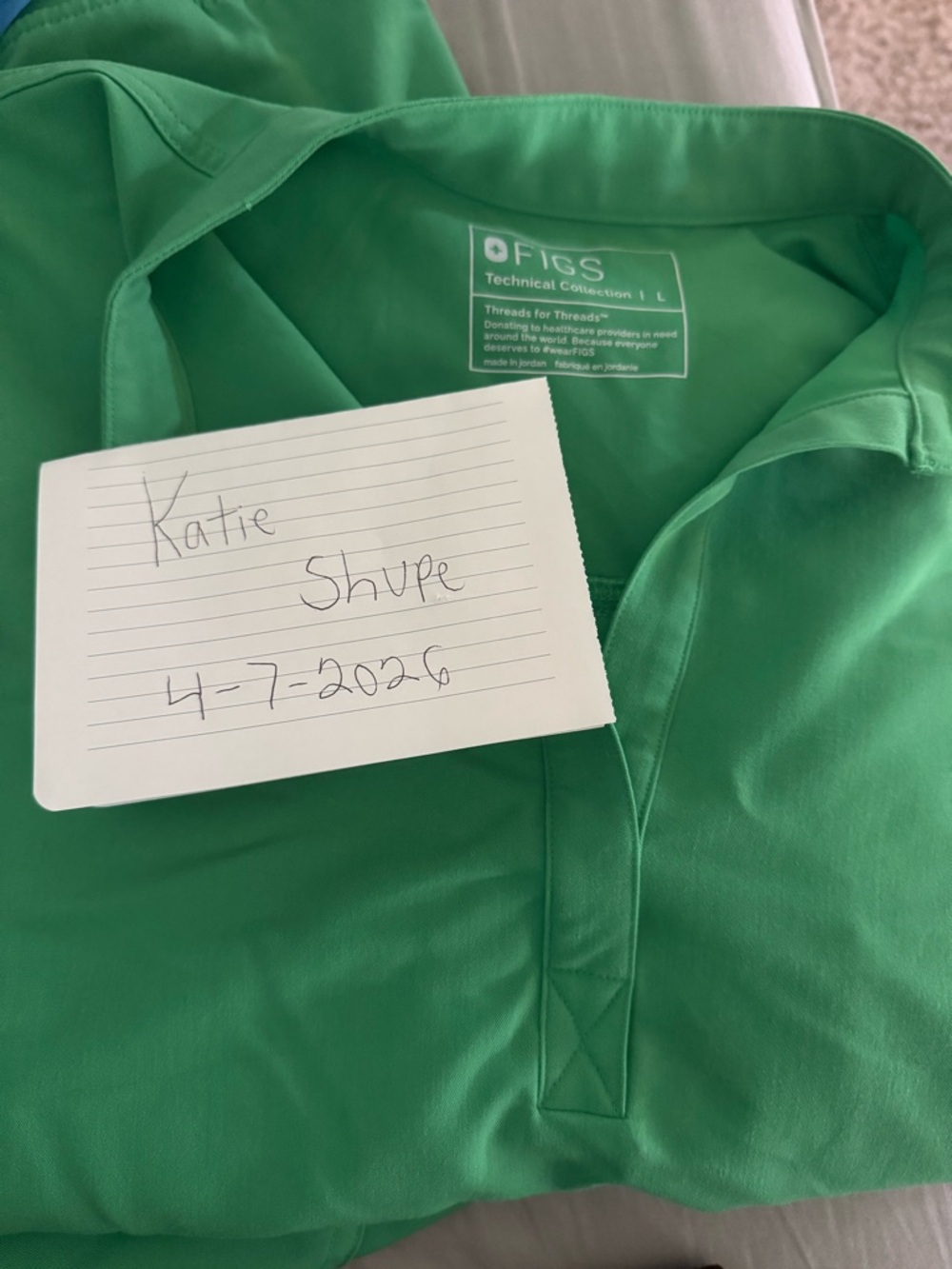 Figs Emerald Rafaela Oversize Top